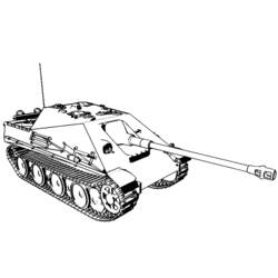 Coloring page: Tank (Transportation) #138004 - Free Printable Coloring Pages