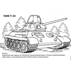 Coloring page: Tank (Transportation) #138009 - Printable coloring pages