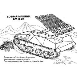 Coloring page: Tank (Transportation) #138018 - Printable coloring pages