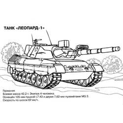 Coloring page: Tank (Transportation) #138022 - Printable coloring pages