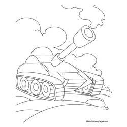 Coloring page: Tank (Transportation) #138024 - Free Printable Coloring Pages