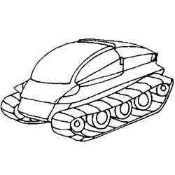 Coloring page: Tank (Transportation) #138025 - Free Printable Coloring Pages