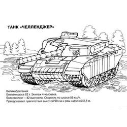 Coloring page: Tank (Transportation) #138028 - Printable coloring pages