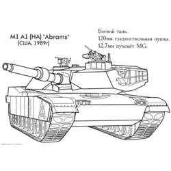 Coloring page: Tank (Transportation) #138053 - Free Printable Coloring Pages