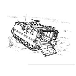 Coloring page: Tank (Transportation) #138065 - Free Printable Coloring Pages