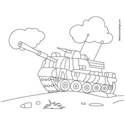 Coloring page: Tank (Transportation) #138088 - Free Printable Coloring Pages