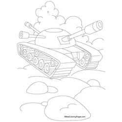 Coloring page: Tank (Transportation) #138093 - Free Printable Coloring Pages