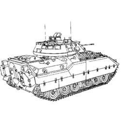 Coloring page: Tank (Transportation) #138146 - Free Printable Coloring Pages