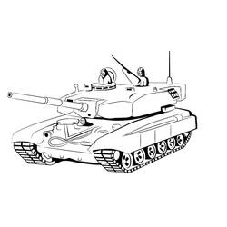 Tank (Transportation) coloring page #192634 to print and color