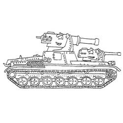 Tank (Transportation) coloring page #192635 to print and color