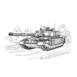 Tank (Transportation) coloring page #192656 to print and color