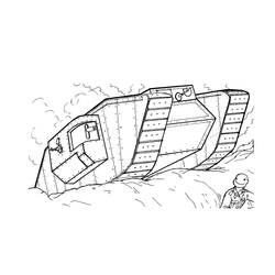 Tank (Transportation) coloring page #192665 to print and color