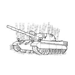 Tank (Transportation) coloring page #192667 to print and color