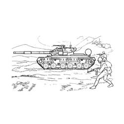 Tank (Transportation) coloring page #192675 to print and color
