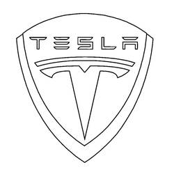 Tesla (Transportation) coloring page #207828 to print and color