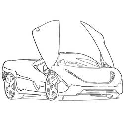 Tesla (Transportation) coloring page #207837 to print and color