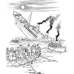 Coloring page: Titanic (Transportation) #201920 - Free Printable Coloring Pages