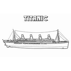 Coloring pages: Titanic - Free Printable Coloring Pages