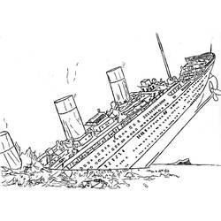 Coloring page: Titanic (Transportation) #201926 - Free Printable Coloring Pages