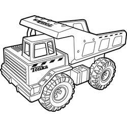 Coloring page: Tonka (Transportation) #144640 - Printable coloring pages