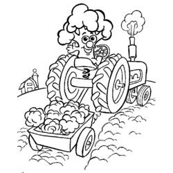 Coloring page: Tractor (Transportation) #141945 - Free Printable Coloring Pages