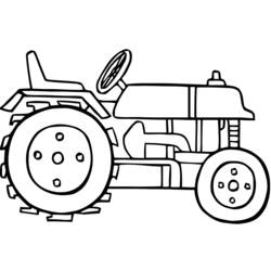 Coloring page: Tractor (Transportation) #141950 - Free Printable Coloring Pages