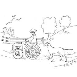 Coloring page: Tractor (Transportation) #141962 - Free Printable Coloring Pages