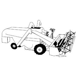Coloring page: Tractor (Transportation) #141963 - Free Printable Coloring Pages