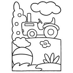 Coloring page: Tractor (Transportation) #141969 - Free Printable Coloring Pages