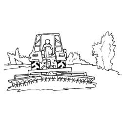 Coloring page: Tractor (Transportation) #141970 - Free Printable Coloring Pages