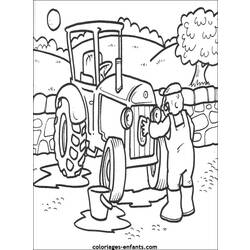 Coloring page: Tractor (Transportation) #141995 - Free Printable Coloring Pages