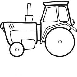 Coloring page: Tractor (Transportation) #142000 - Printable coloring pages