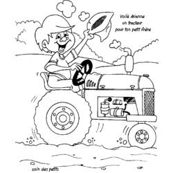 Coloring page: Tractor (Transportation) #142014 - Printable coloring pages