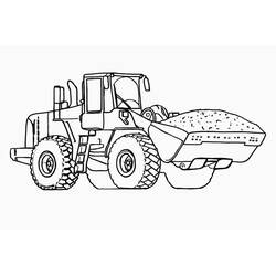 Tractor (Transportation) coloring page #172551 to print and color