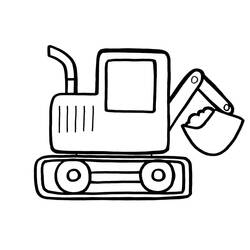 Tractor (Transportation) coloring page #172591 to print and color