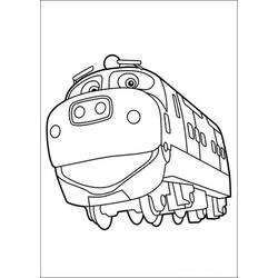Coloring page: Train / Locomotive (Transportation) #135041 - Free Printable Coloring Pages
