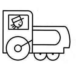 Coloring page: Train / Locomotive (Transportation) #135044 - Free Printable Coloring Pages