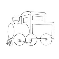 Coloring page: Train / Locomotive (Transportation) #135067 - Free Printable Coloring Pages
