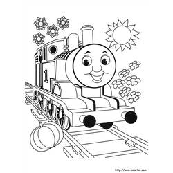 Coloring page: Train / Locomotive (Transportation) #135069 - Free Printable Coloring Pages
