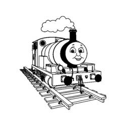 Coloring page: Train / Locomotive (Transportation) #135070 - Free Printable Coloring Pages