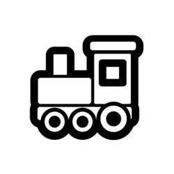 Coloring page: Train / Locomotive (Transportation) #135085 - Free Printable Coloring Pages