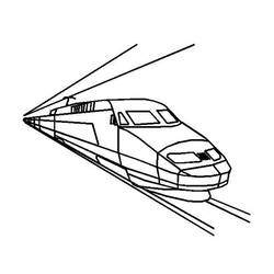 Coloring page: Train / Locomotive (Transportation) #135090 - Printable coloring pages