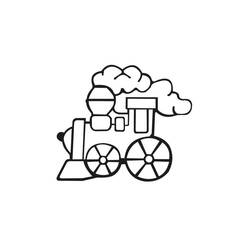 Coloring page: Train / Locomotive (Transportation) #135092 - Free Printable Coloring Pages