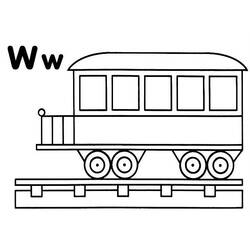Coloring page: Train / Locomotive (Transportation) #135093 - Free Printable Coloring Pages