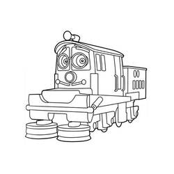 Coloring page: Train / Locomotive (Transportation) #135097 - Free Printable Coloring Pages