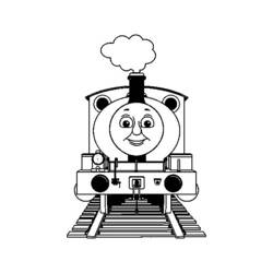 Coloring page: Train / Locomotive (Transportation) #135102 - Free Printable Coloring Pages