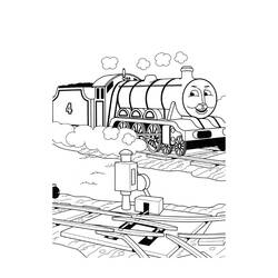 Coloring page: Train / Locomotive (Transportation) #135109 - Free Printable Coloring Pages