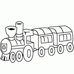 Coloring page: Train / Locomotive (Transportation) #135131 - Free Printable Coloring Pages