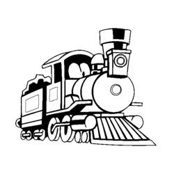 Coloring page: Train / Locomotive (Transportation) #135139 - Printable coloring pages