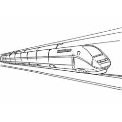 Coloring page: Train / Locomotive (Transportation) #135145 - Printable coloring pages